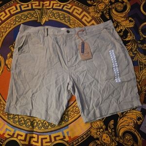 Weatherproof Men's Flat Front Tan Shorts